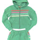 Vintage Havana - Fleece Shorts With Stripes