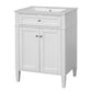 Bathroom Vanity With 2 Doors And Tip Out Drawer, Soft Closing Hinges