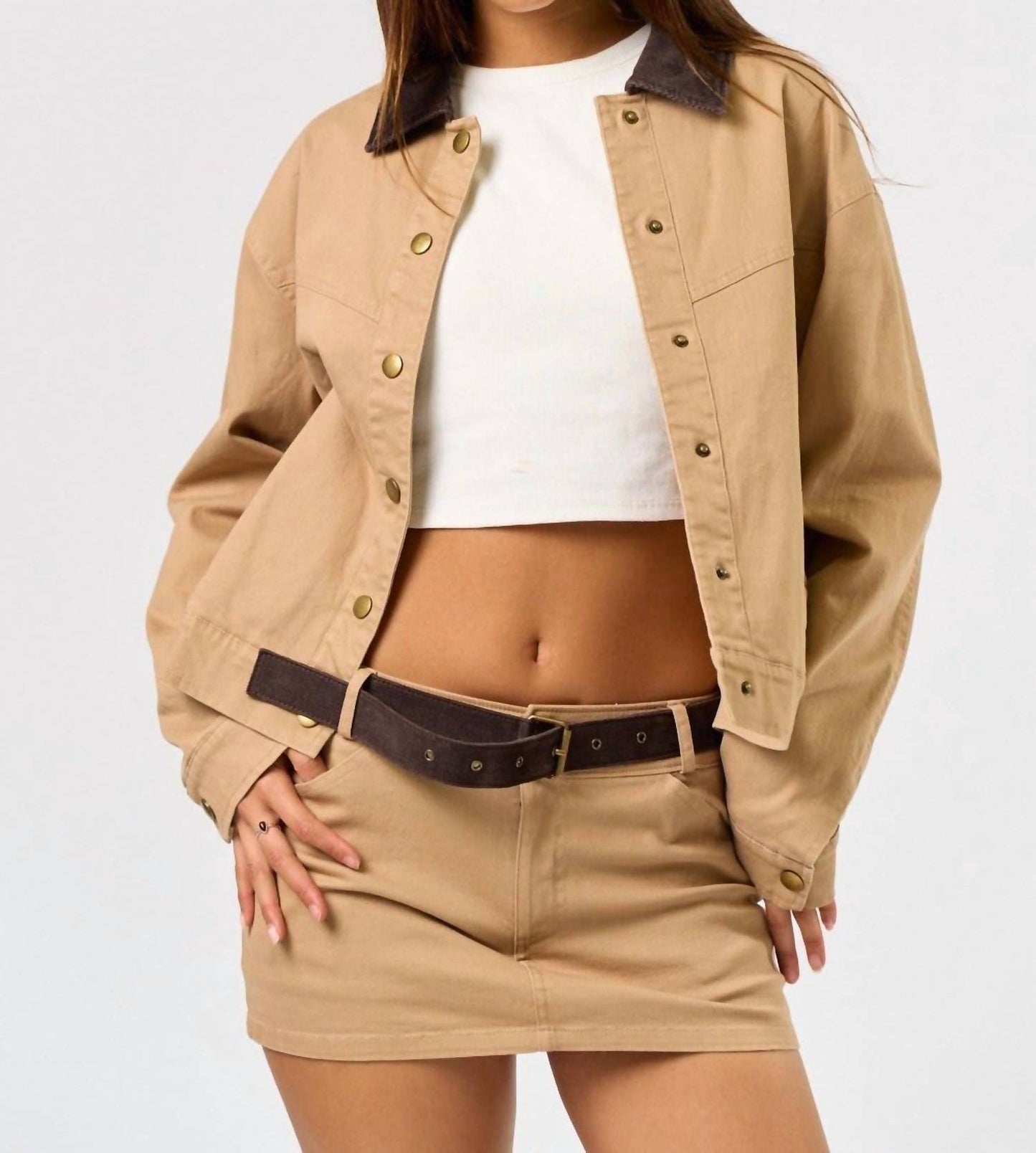 Blue Blush - Cargo Mini Skort