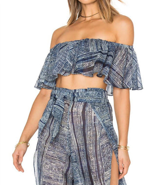 Soah - Women's Maya Ruffle Off Shoulder Top