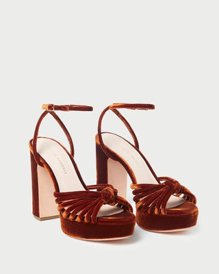 Loeffler Randall - Women's Rivka Leather Knot Platform Sandal