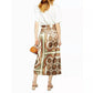 Topshop - Bias Satin Paisley Print Midi Wrap Skirt