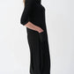 Joseph Ribkoff - 3/4 Sleeves Cocoon Midi Dress