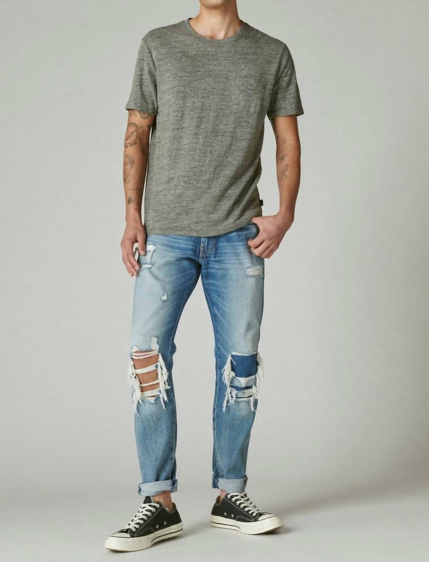 Lucky Brand - Linen Pocket Crew