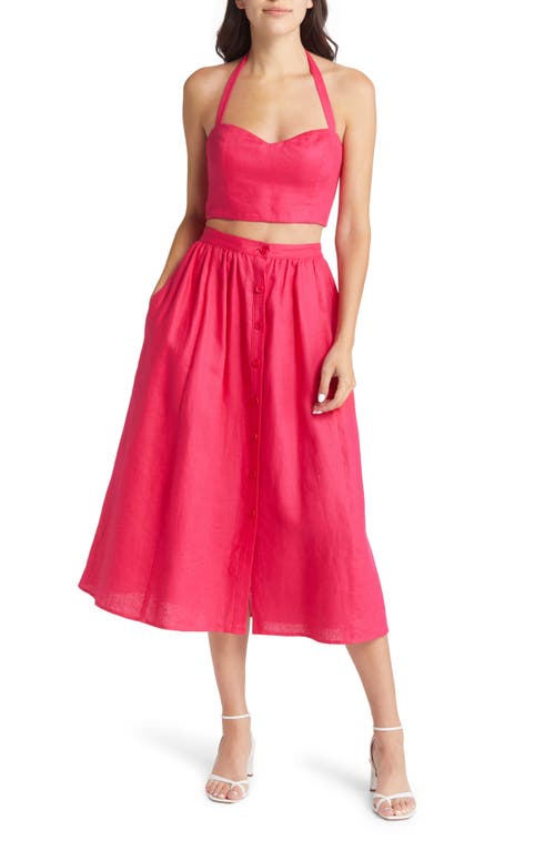 Reformation Orzo Linen Two-Piece Dress - Size 4