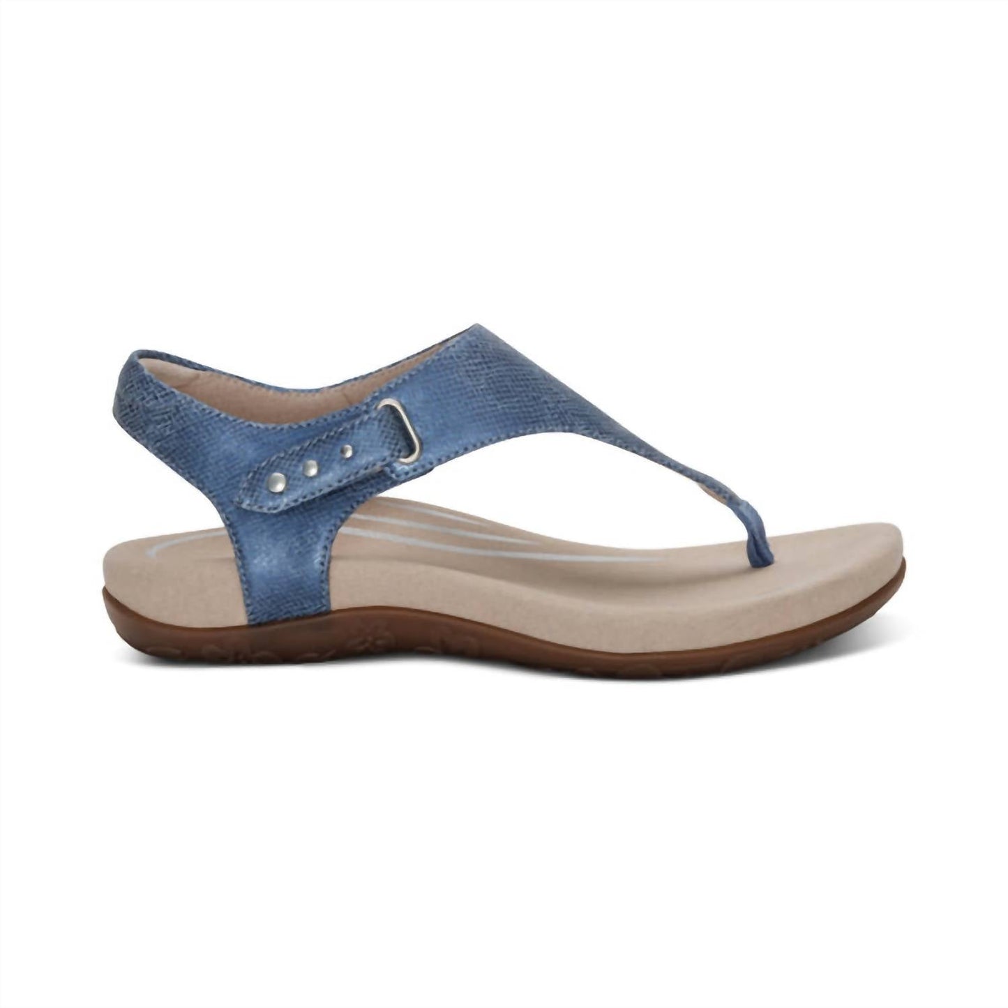 Aetrex - Women's Ellie Adjustable Quarter Strap Thong Sandal