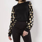 Apricot - Sequin Arm Embellished Jumper
