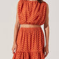 Astr - Nalley Eyelet Crop Top