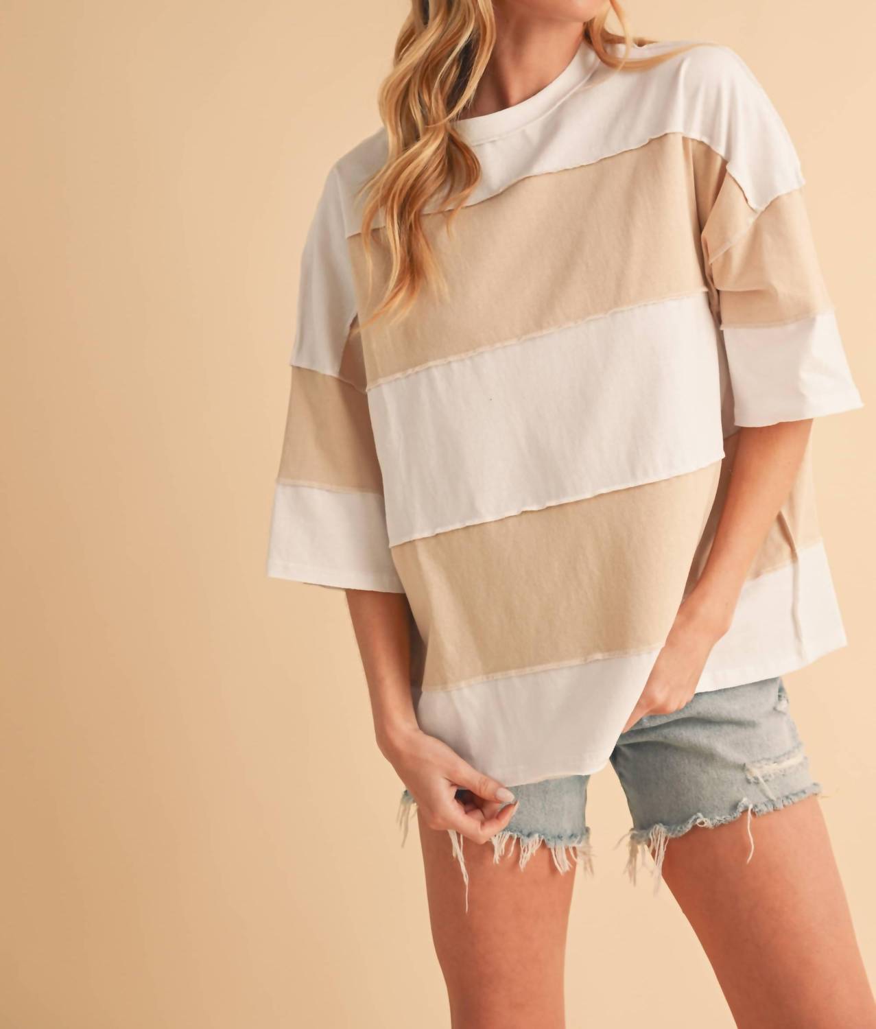 Aemi + Co - Polly Color Block Top