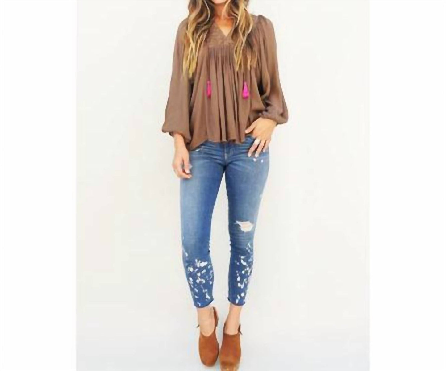 Blue Boheme - Dahlia Top