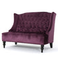 Nurturing - Upholstered Loveseat With Wing Back And Diamond Tufting
