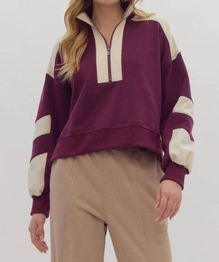 Entro - Half Zip Sweater