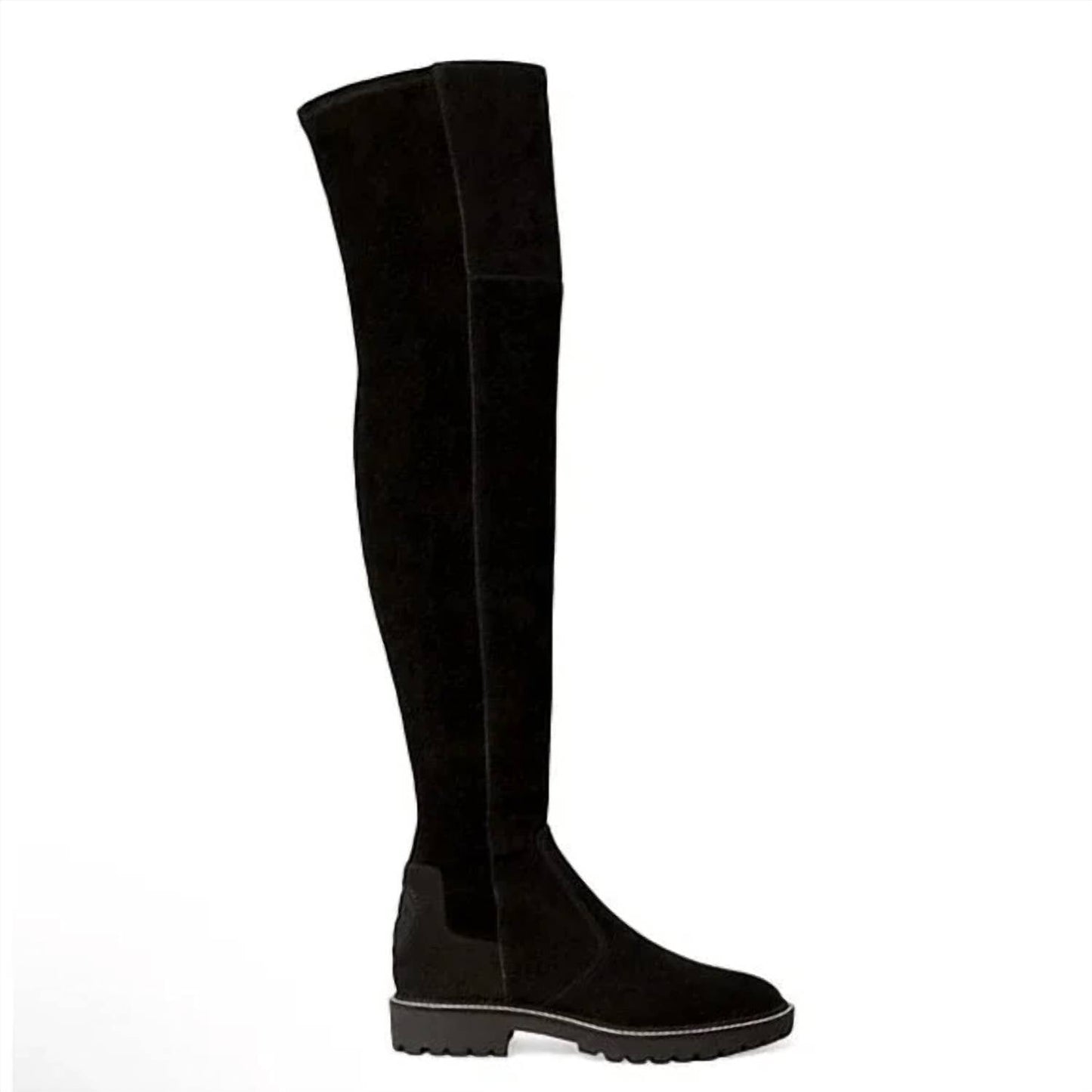 Tory Burch - Women's Miller Suede Lug Sole Over-the-knee Boots