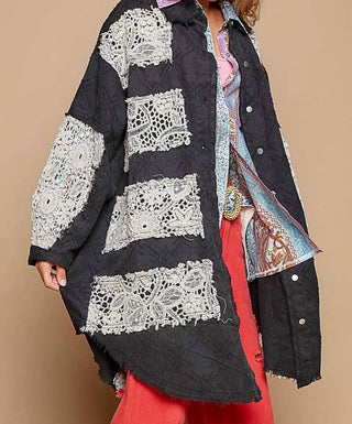 Pol - Crochet Patch Shacket