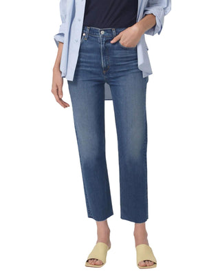 Citizens Of Humanity - Daphne Crop High Rise Stovepipe Jeans