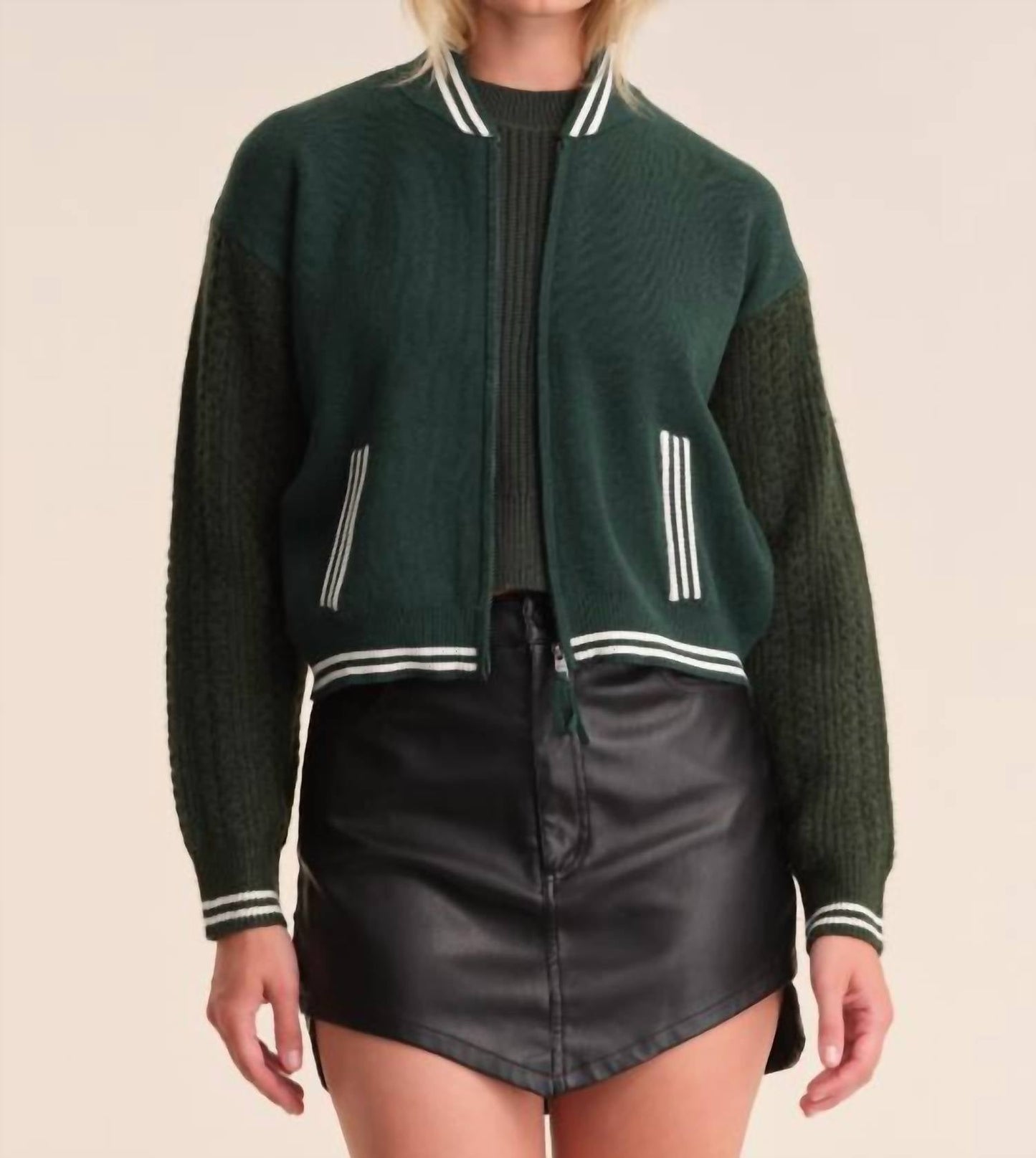 525 America - Cable Sleeve Bomber Jacket