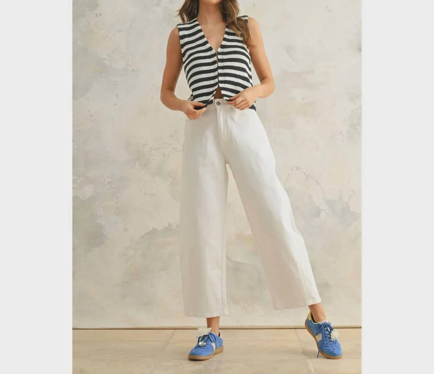 Miou Muse - Loose Fit Denim Trouser