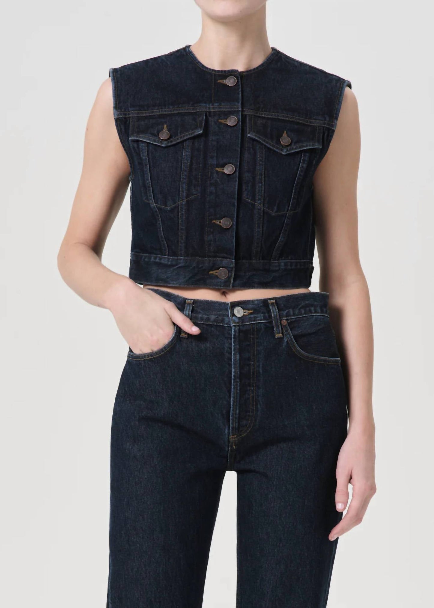 Agolde - Leo Crew Neck Vest