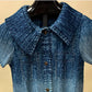 Beulahstyle - Women's Shirtwaist Denim Dress