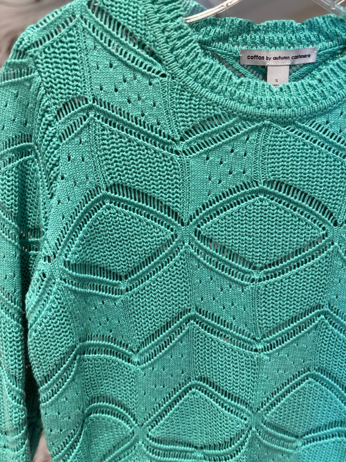 Autumn Cashmere - Shaker Stitch Sweater