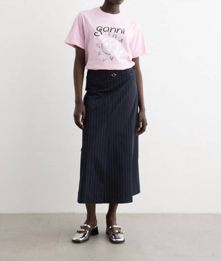 Ganni - Sachet Basic Jersey Sun Relaxed T-shirt