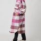 Free People - Plaid Long Jacket