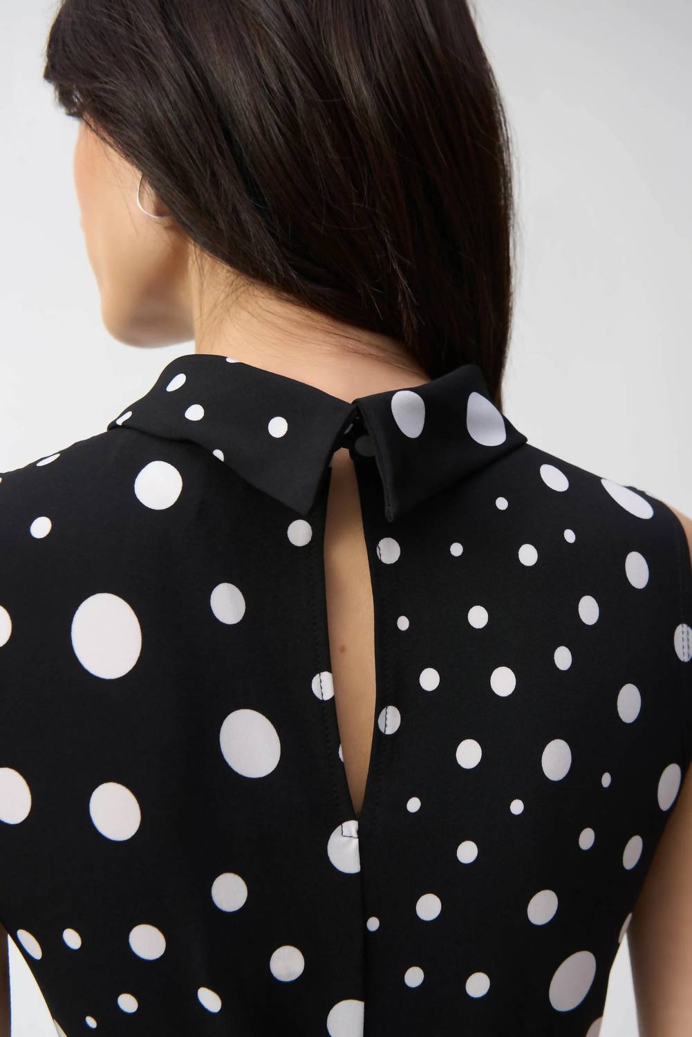 Joseph Ribkoff - Polka Dot Belted Midi Dress