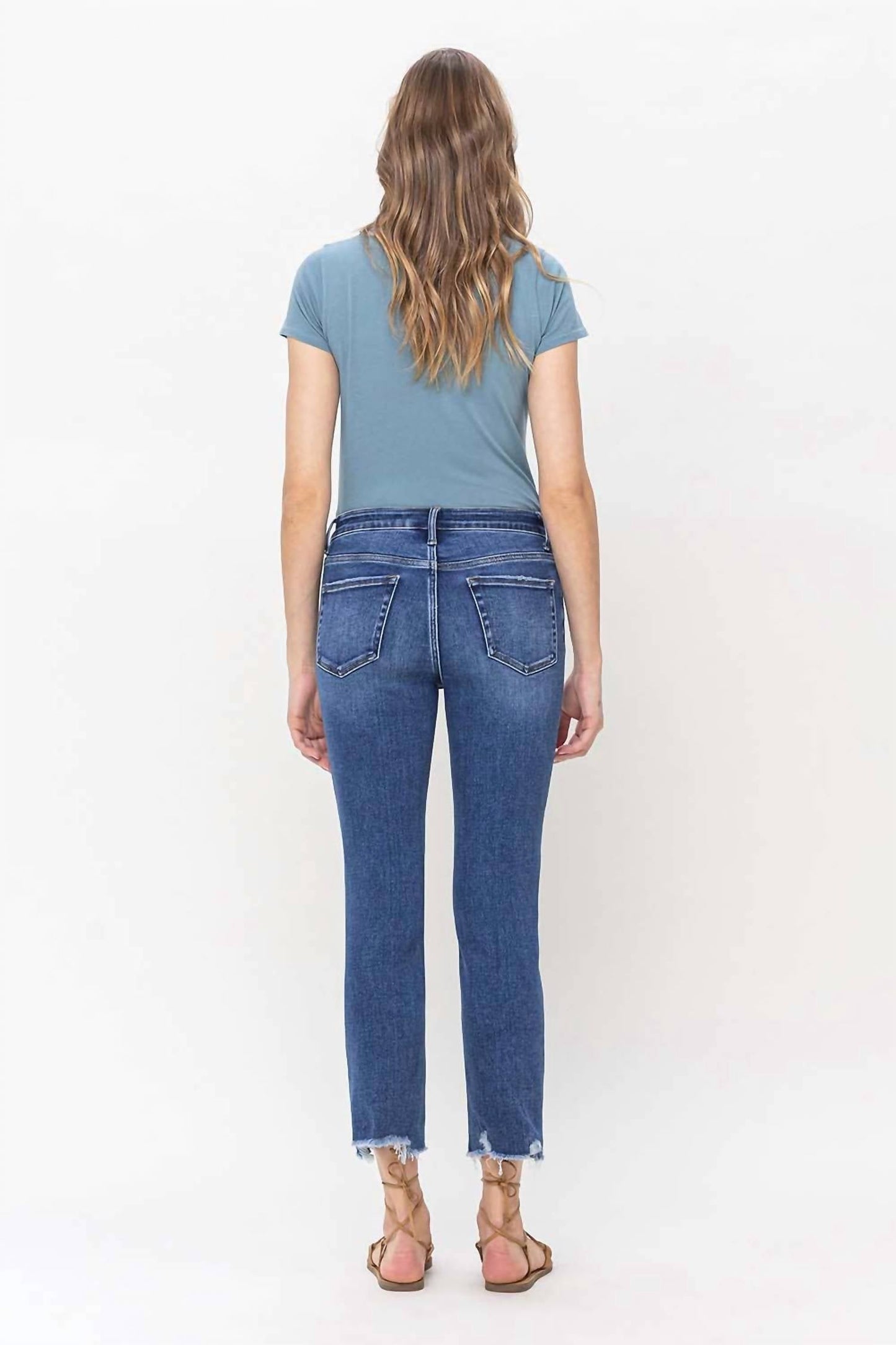Vervet By Flying Monkey - High Rise Crop Straight Jean