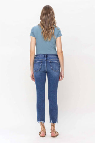 Vervet By Flying Monkey - High Rise Crop Straight Jean