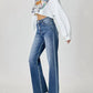 Risen - High Waist Jeans With Pockets