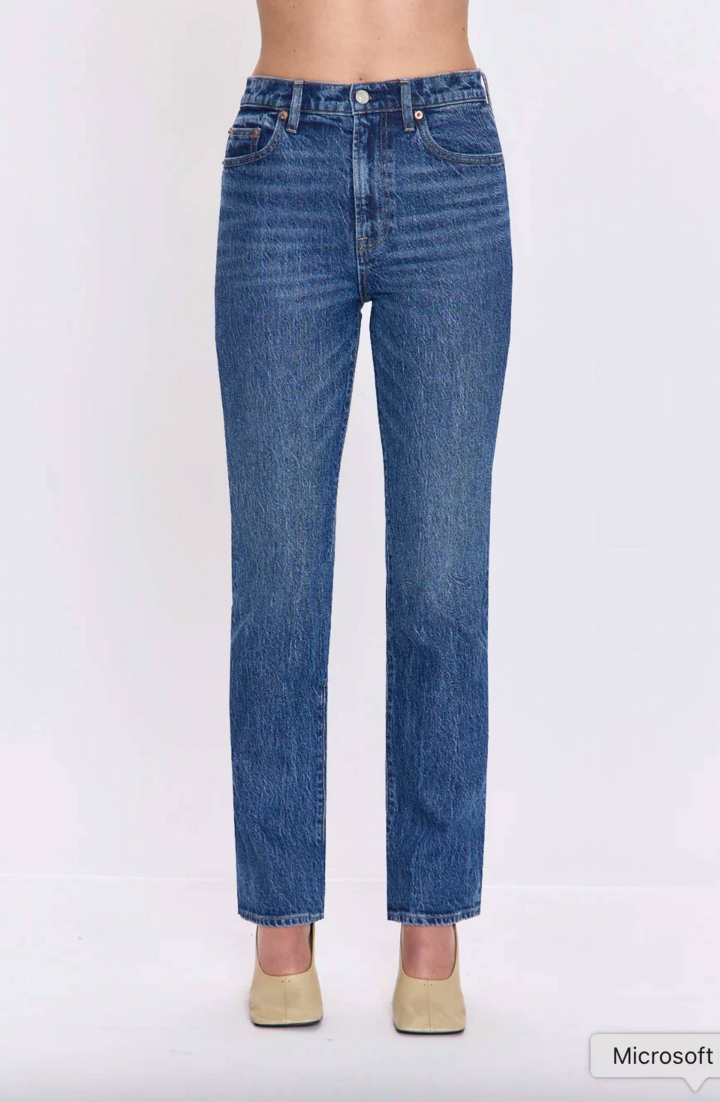 Pistola - Bri High Rise Slim Straight Jeans