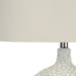 Contemporary Cream Ceramic Table Lamp 28"