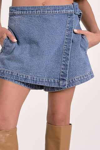 Elan - Slanted Front Skort