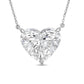 Diana M Jewels - 2.00 Cts Lab Grown Diamond Heart Solitaire Pendant