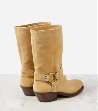 Isabel Marant - Pre-loved Women Antya Suede Biker Boots