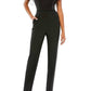 Mac Duggal - Feathered Strapless Formal Jumpsuit