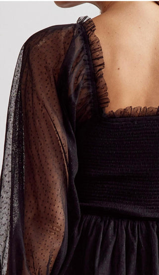 Entro - Kait Swiss Dot Top