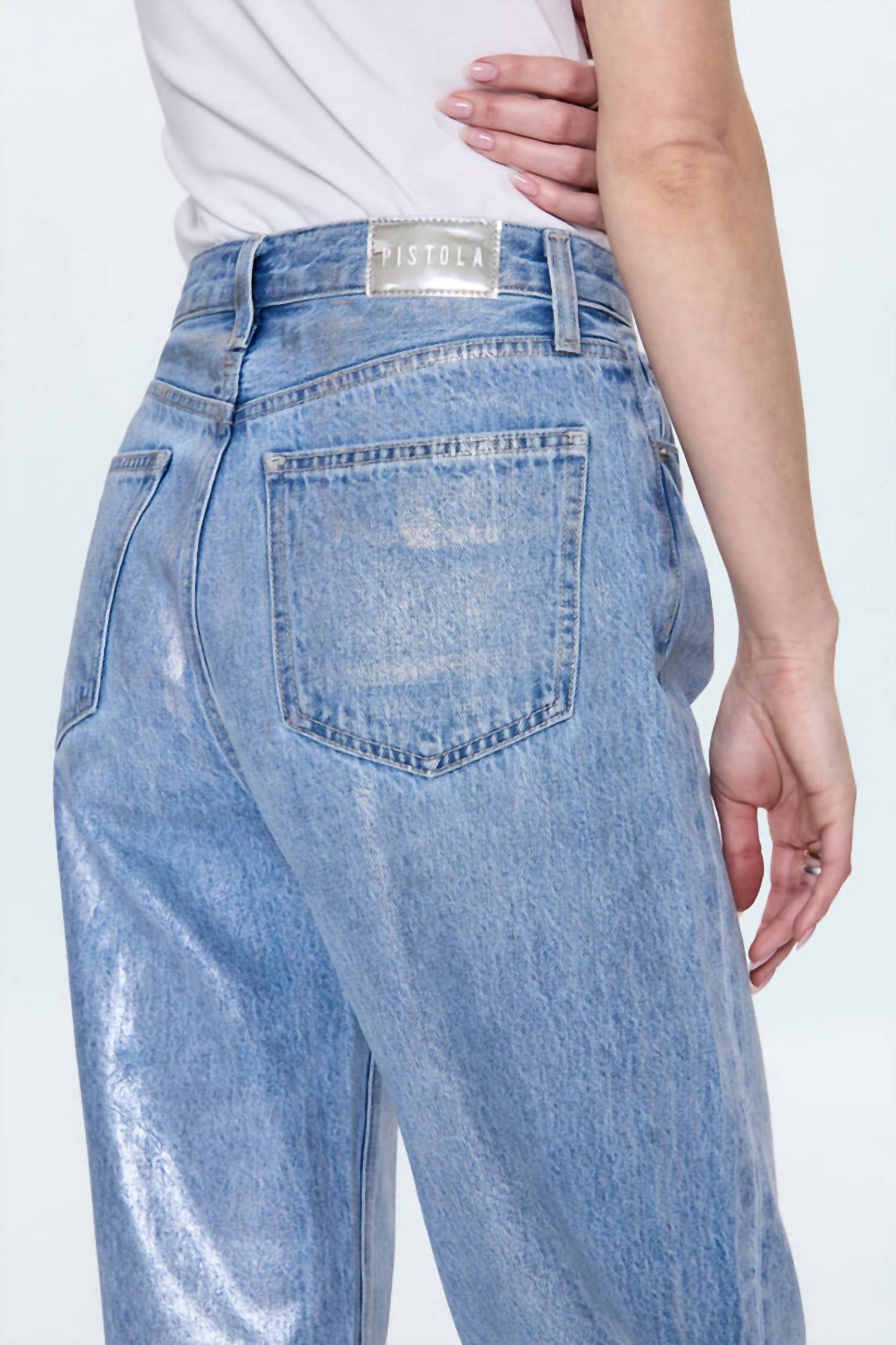 Pistola - Wes High Rise Barrel Jean