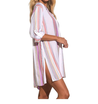Elan - Bermuda Boyfriend Cover Up Shirt