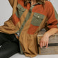 Umgee - Corduroy Color block Jacket With Front Pockets