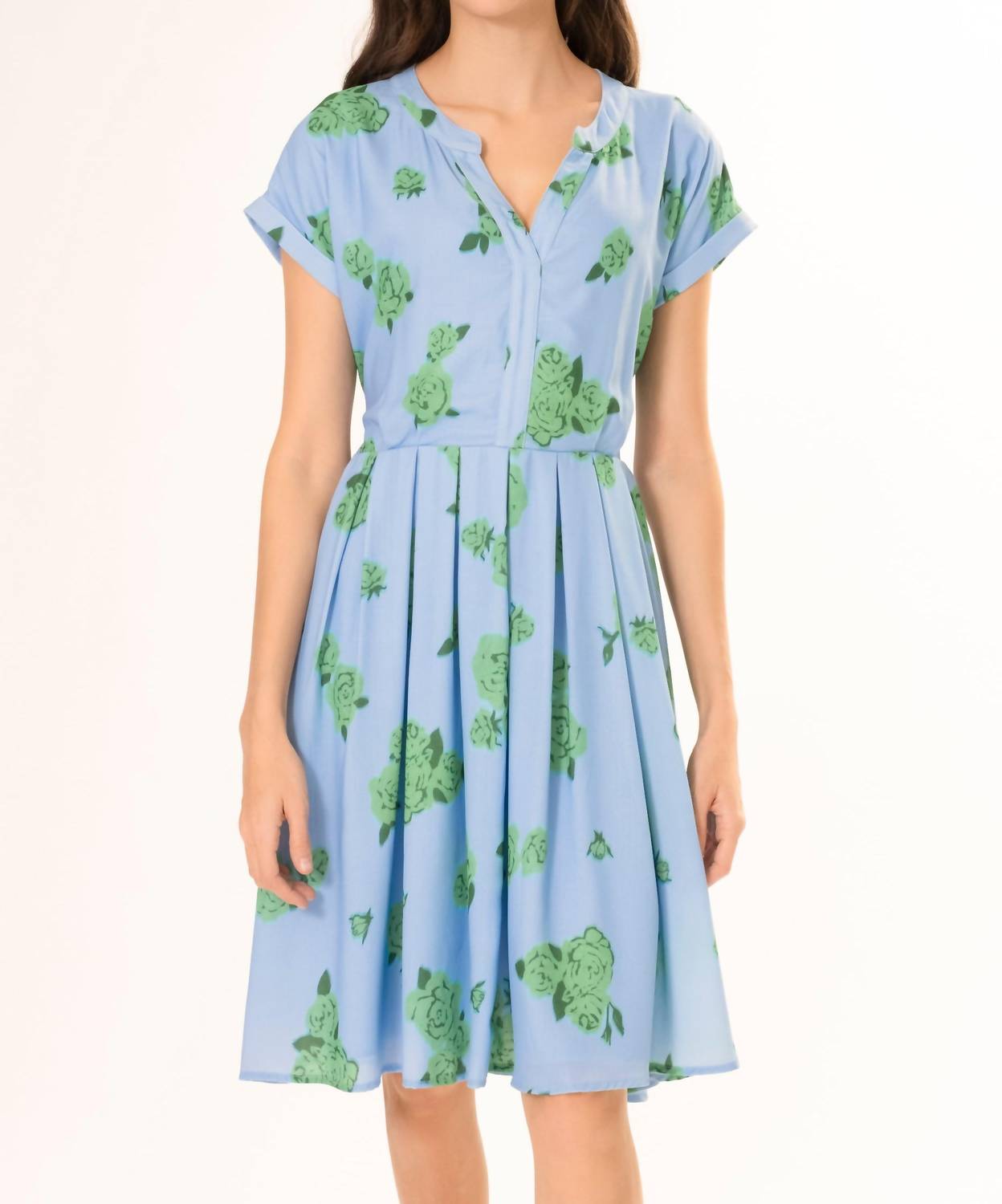 Area Stars - Floral Belted Dress