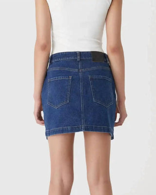 Misha - Aled Denim Pocket Mini Skirt