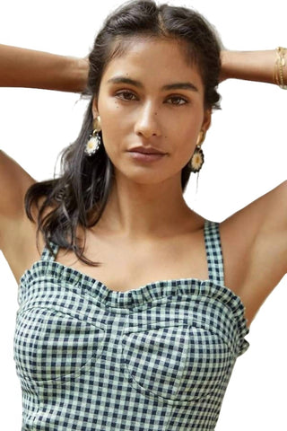 Eva Franco - Gingham Sweetheart Tank
