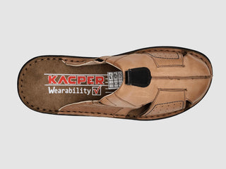 Kcr Group - Men's Lounge Leather Sandals
