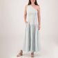 Elan - One Shoulder Smocked Maxi Dress