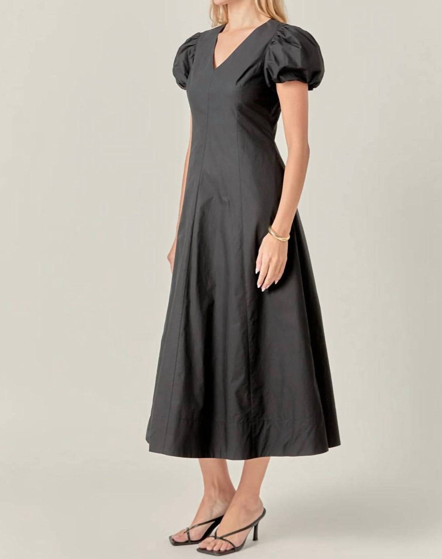 English Factory - Women's Deep V Maxi Dress