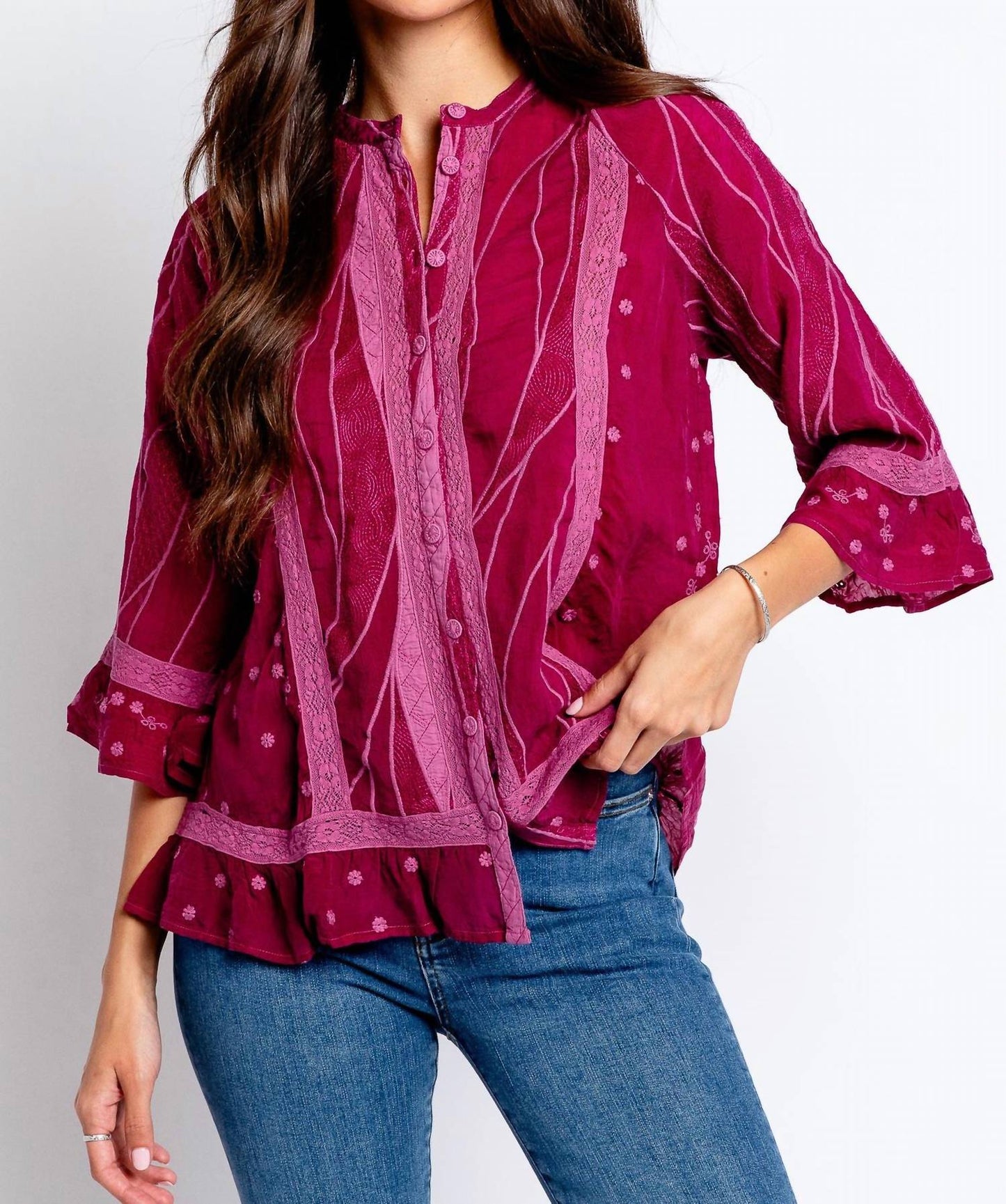 Johnny Was - chamulla blouse