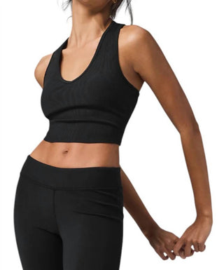 Alo Yoga - Cropped Racerback Tank Top