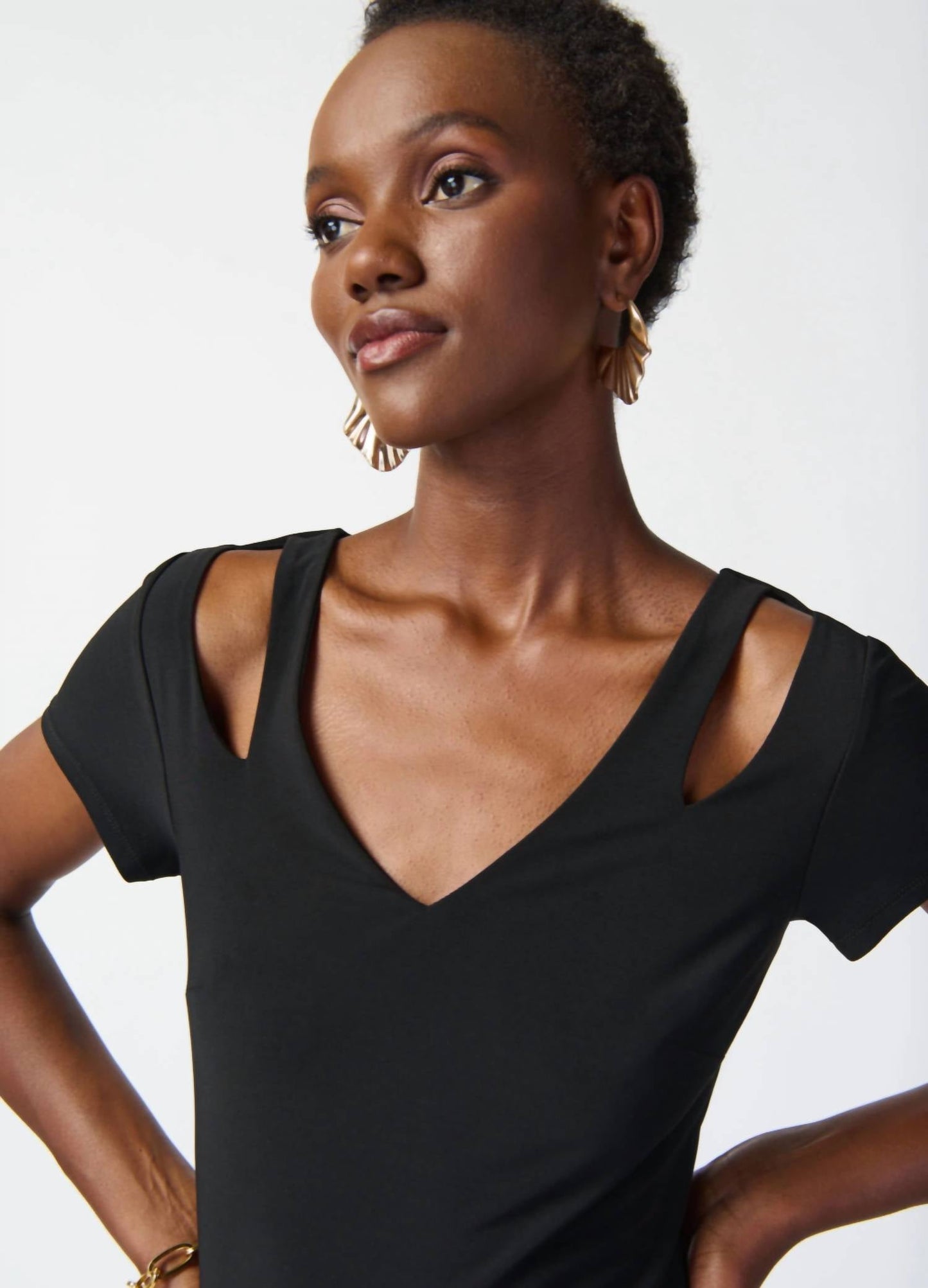 Joseph Ribkoff - Fringe hemline dress
