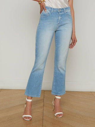 L'Agence - Tati High Waist Crop Micro Bootcut Jeans